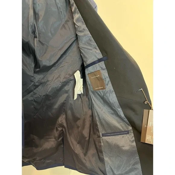 NEW ZARA Men's Navy Button Slim‎ Fit Party Suits